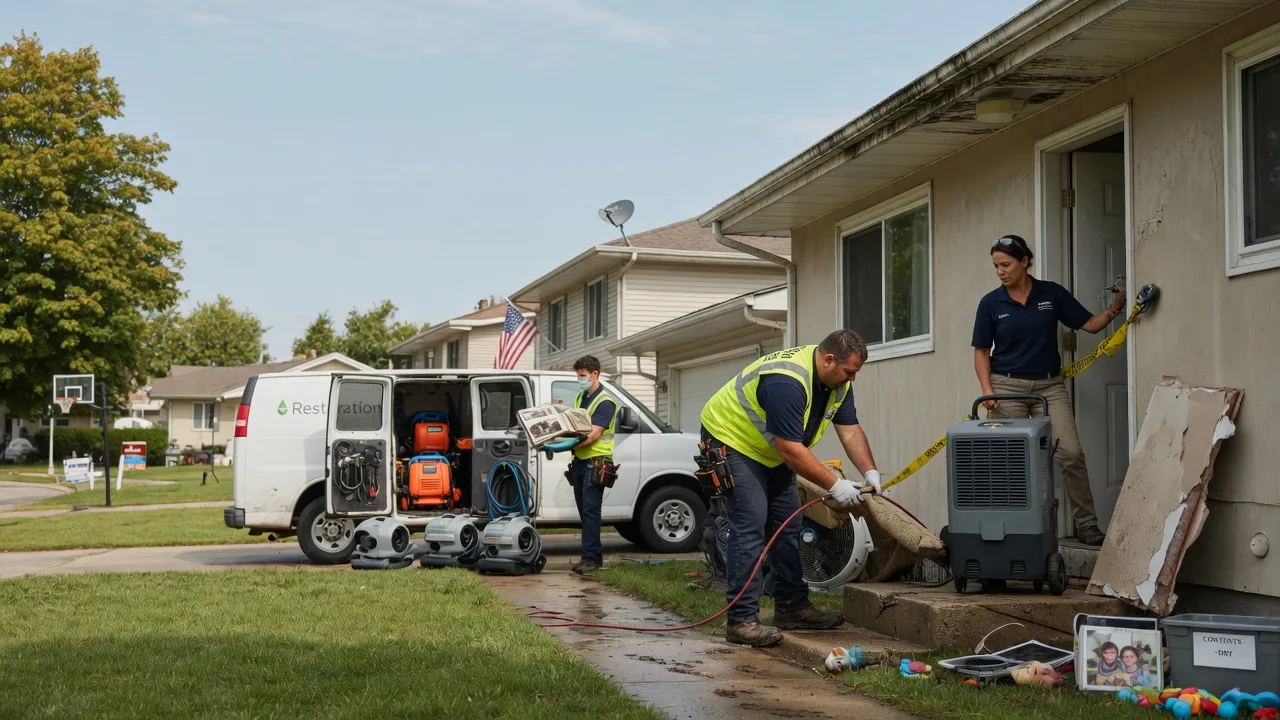 Water Damage Restoration in Tennyson, IN near me